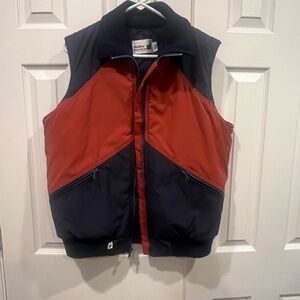 Vintage Mpther Karen’s brand Navy and orange cold weather vest